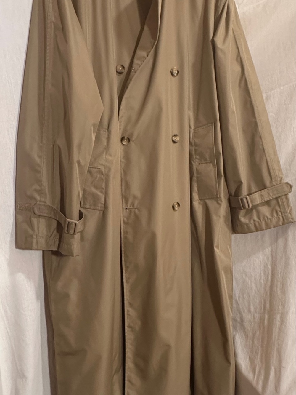 Travel Smith, XL beige trench raincoat